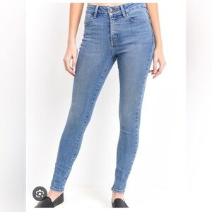 Just black denim ankle skinny jeans 29